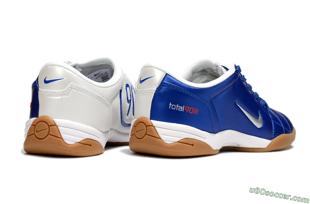 Nike Total 90 III IC Indoor & Futsal Soccer Shoes - Blue/White 6