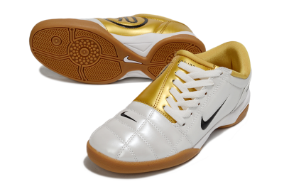 Nike Total 90 III IC Indoor & Futsal Soccer Shoes - White/Black/Yellow
