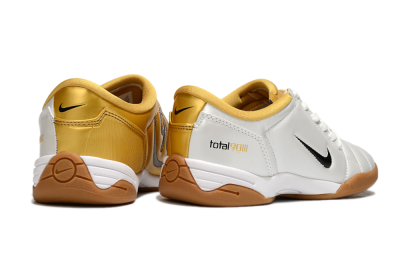 Nike Total 90 III IC Indoor & Futsal Soccer Shoes - White/Black/Yellow