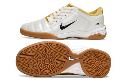 Nike Total 90 III IC Indoor & Futsal Soccer Shoes - White/Black/Yellow