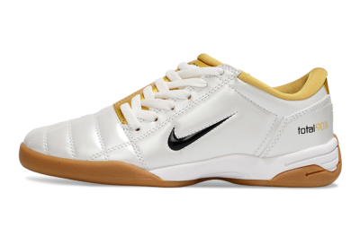 Nike Total 90 III IC Indoor & Futsal Soccer Shoes - White/Black/Yellow