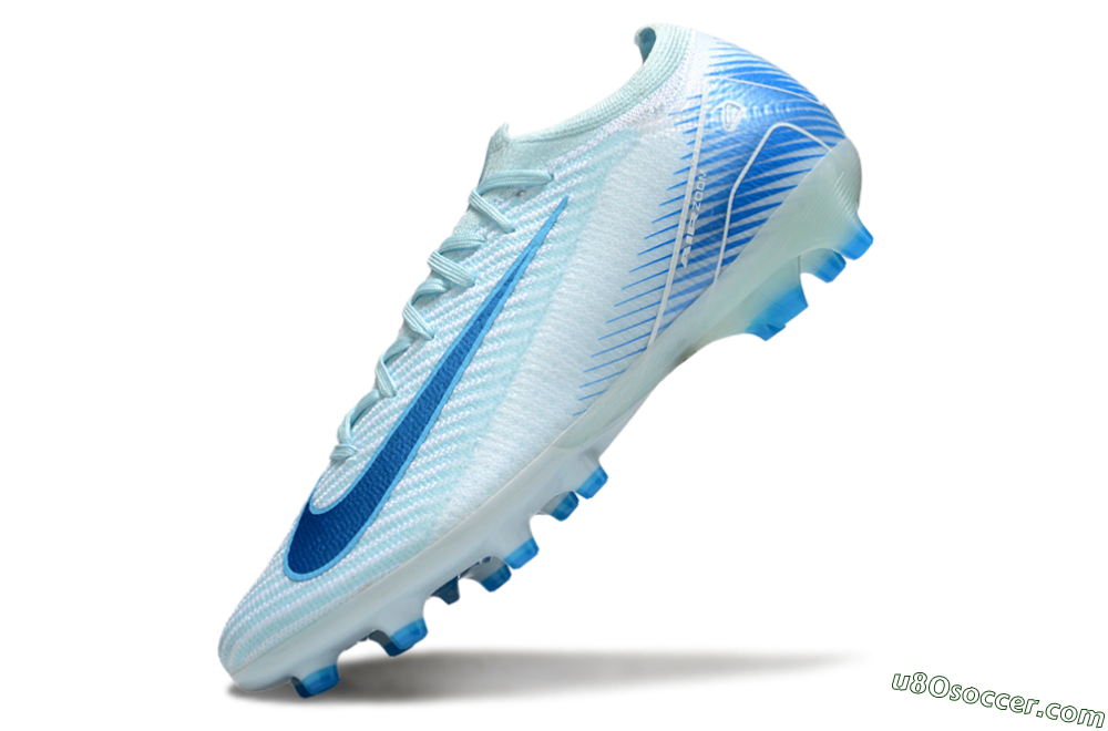 Nike Air Zoom Mercurial Vapor 16 Elite AG Artificial Grass Soccer Cleats - Jade/White 5