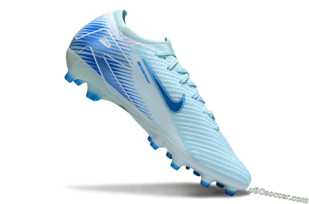 Nike Air Zoom Mercurial Vapor 16 Elite AG Artificial Grass Soccer Cleats - Jade/White 4