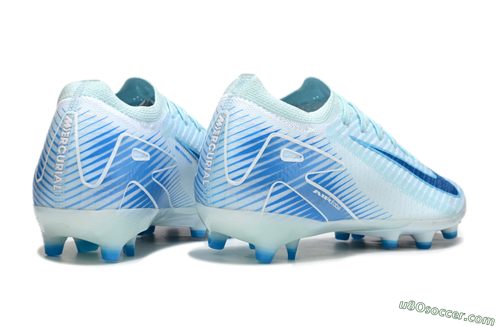 Nike Air Zoom Mercurial Vapor 16 Elite AG Artificial Grass Soccer Cleats - Jade/White 6