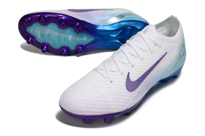 Nike Air Zoom Mercurial Vapor 16 Elite AG Artificial Grass Soccer Cleats - White/Purple/Jade