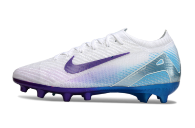 Nike Air Zoom Mercurial Vapor 16 Elite AG Artificial Grass Soccer Cleats - White/Purple/Jade