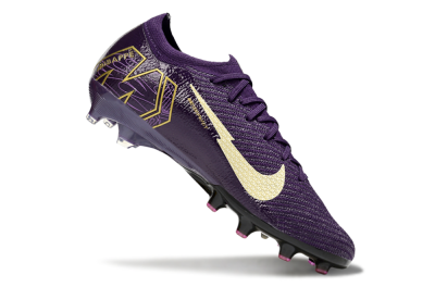 Nike Air Zoom Mercurial Vapor 16 Elite AG Artificial Grass Soccer Cleats - Purple/White/Gold