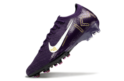 Nike Air Zoom Mercurial Vapor 16 Elite AG Artificial Grass Soccer Cleats - Purple/White/Gold