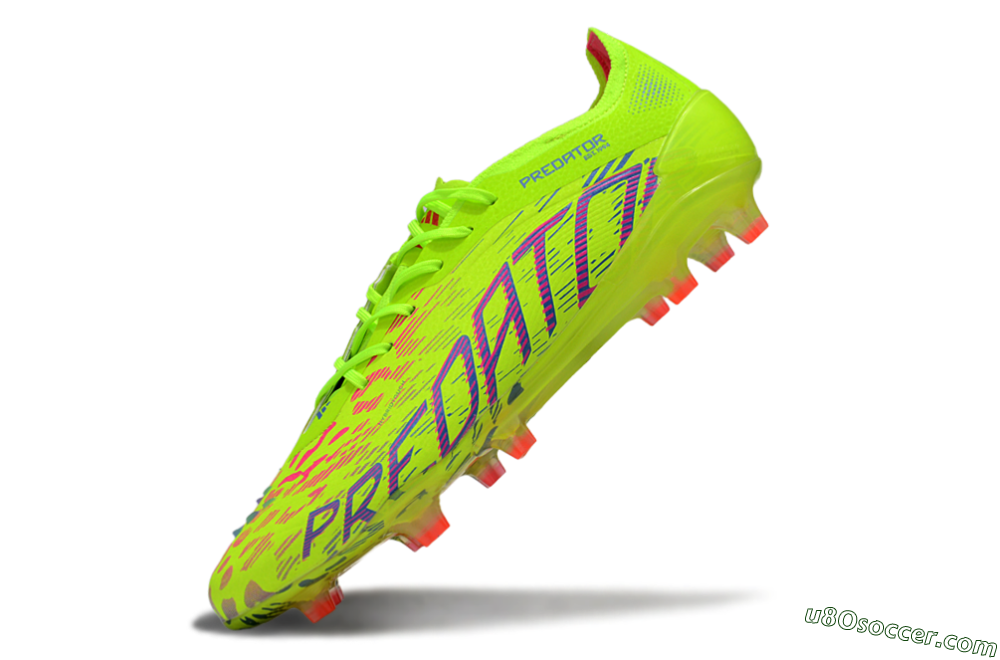 Adidas Predator 25 Elite FG Firm Ground Soccer Cleats - Yellow/Blue/Red 5