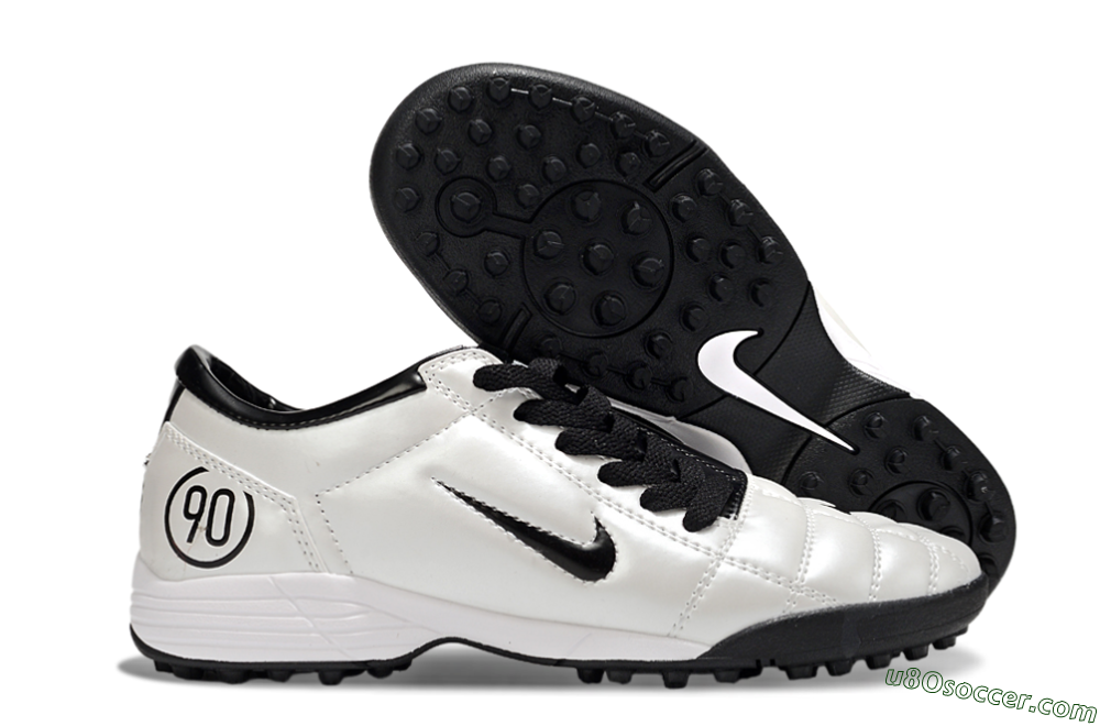 Nike Total 90 III TF Artificial Turf Soccer Shoes - White/Black 1