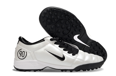 Nike Total 90 III TF Artificial Turf Soccer Shoes - White/Black