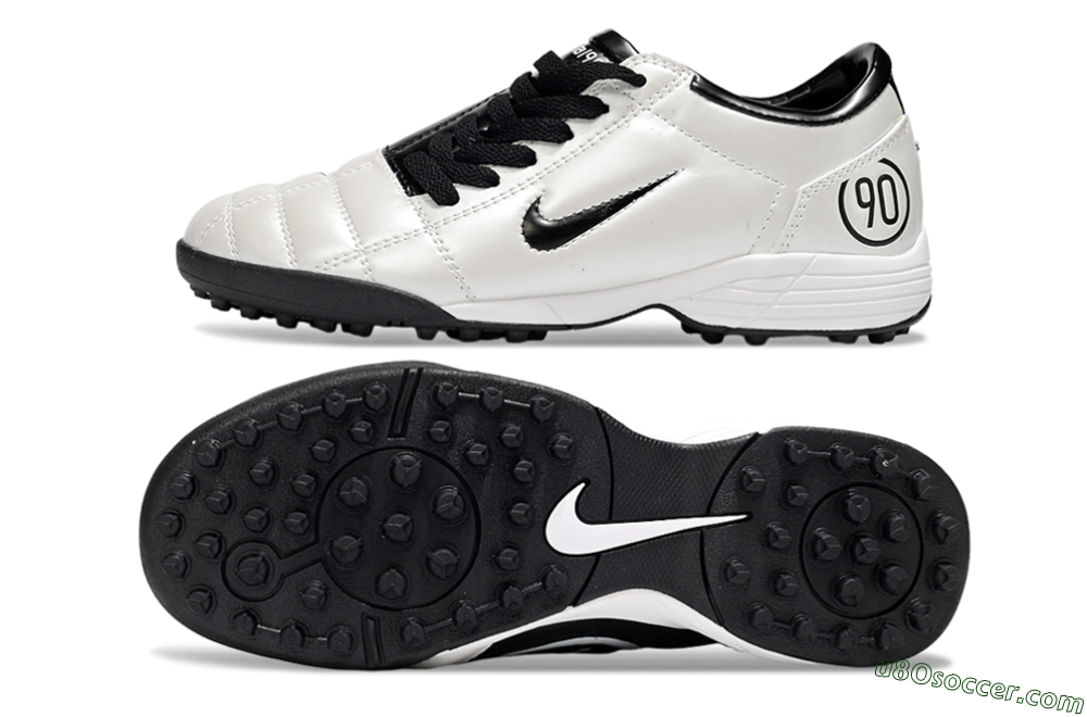 Nike Total 90 III TF Artificial Turf Soccer Shoes - White/Black 0