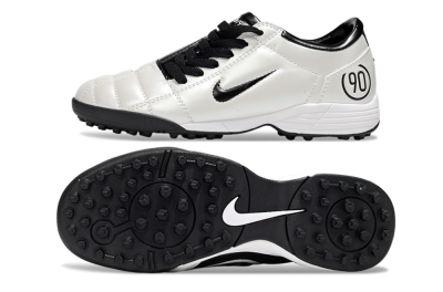 Nike Total 90 III TF Artificial Turf Soccer Shoes - White/Black