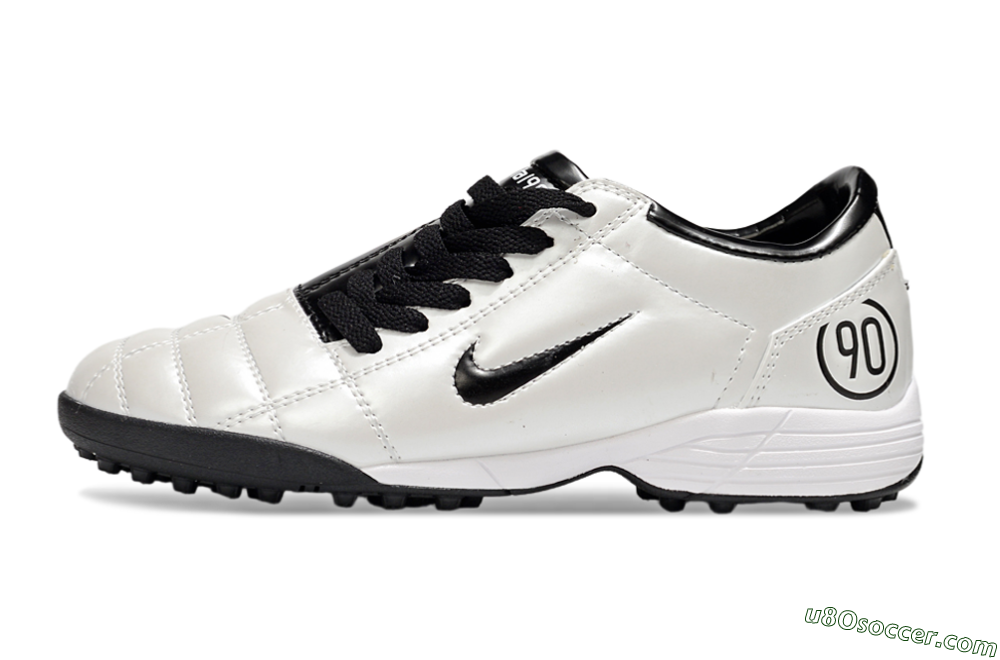 Nike Total 90 III TF Artificial Turf Soccer Shoes - White/Black 2