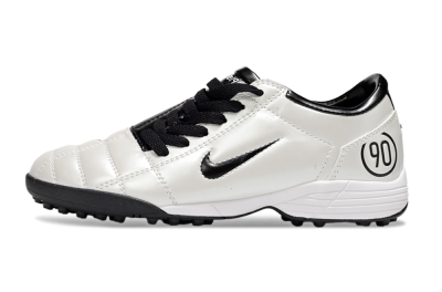 Nike Total 90 III TF Artificial Turf Soccer Shoes - White/Black
