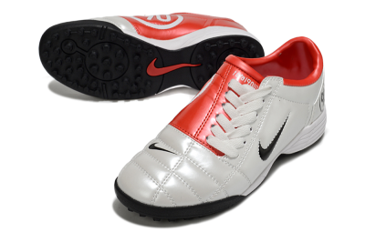 Nike Total 90 III TF Artificial Turf Soccer Shoes - White/Black/Red