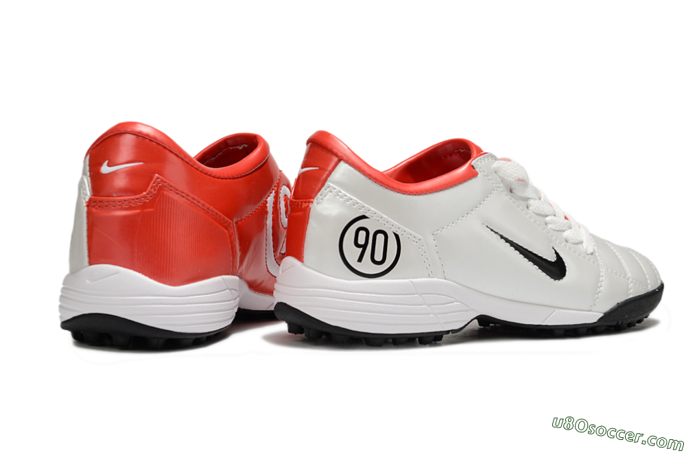 Nike Total 90 III TF Artificial Turf Soccer Shoes - White/Black/Red 6