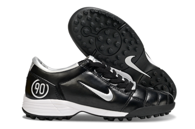 Nike Total 90 III TF Artificial Turf Soccer Shoes - Black/Silver/White