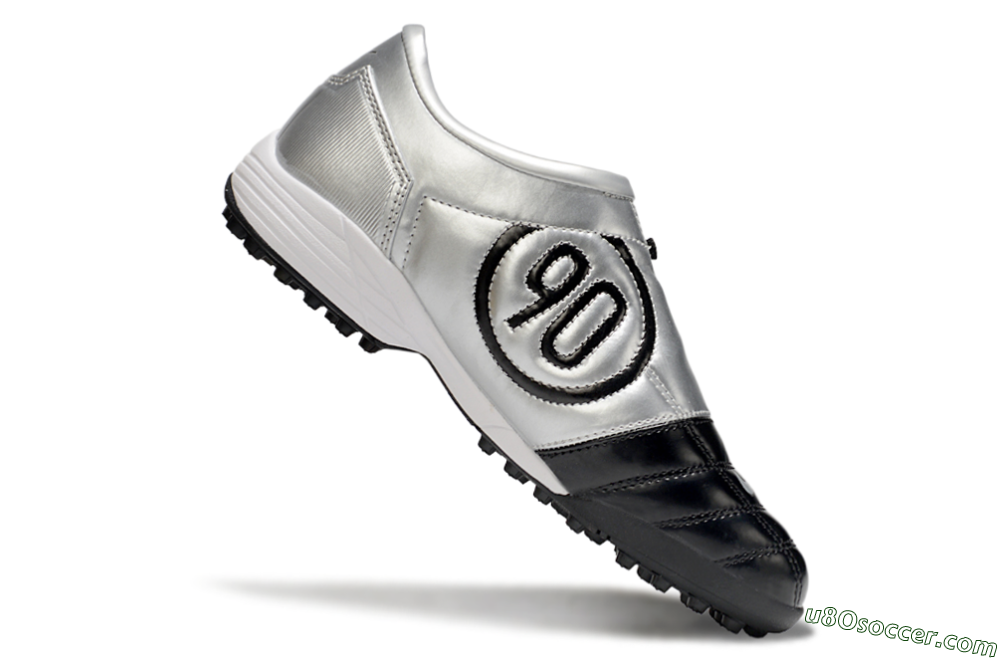 Nike Total 90 III TF Artificial Turf Soccer Shoes - Black/Silver/White 4