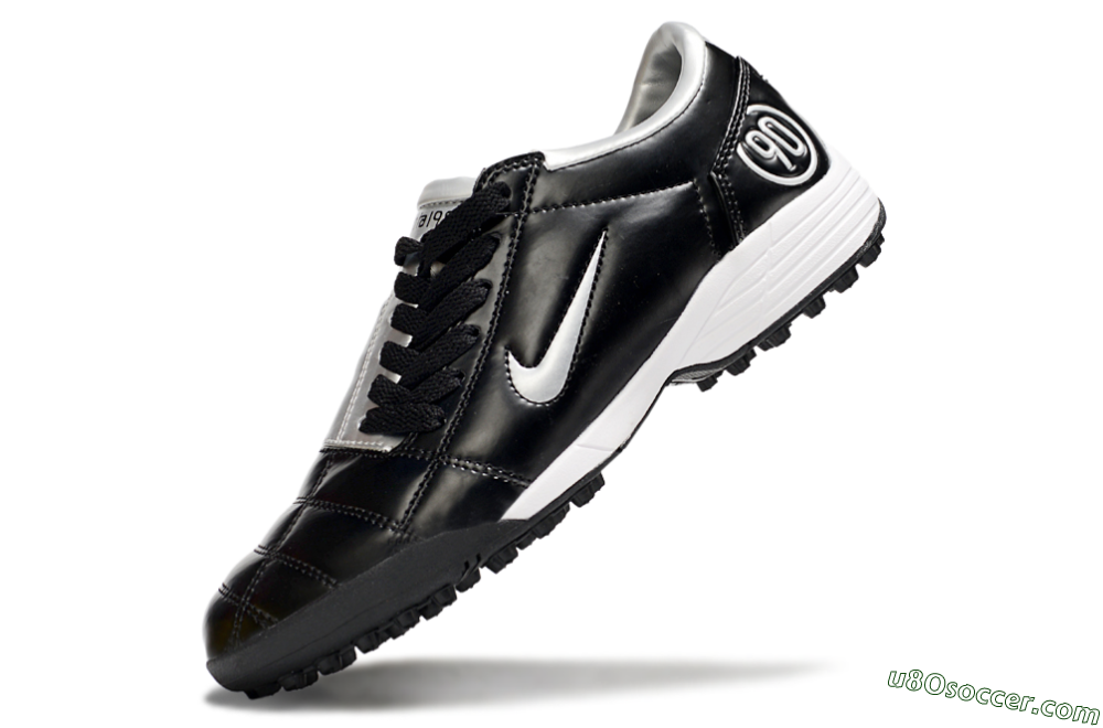 Nike Total 90 III TF Artificial Turf Soccer Shoes - Black/Silver/White 5