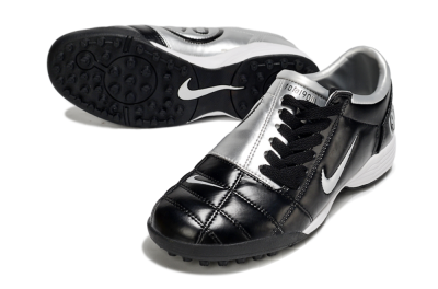 Nike Total 90 III TF Artificial Turf Soccer Shoes - Black/Silver/White