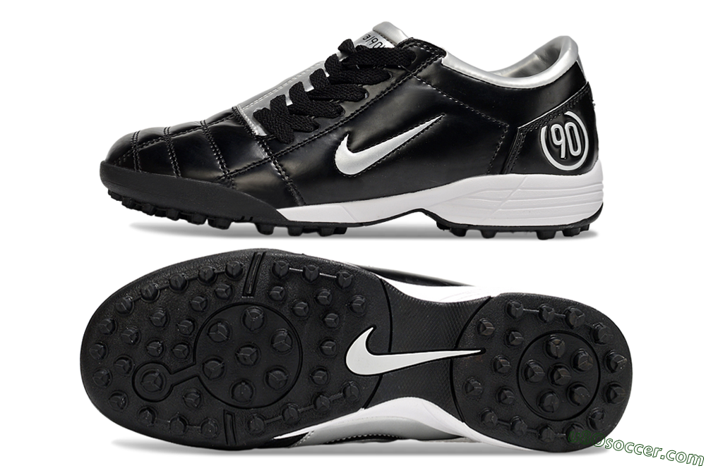 Nike Total 90 III TF Artificial Turf Soccer Shoes - Black/Silver/White 0