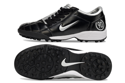 Nike Total 90 III TF Artificial Turf Soccer Shoes - Black/Silver/White