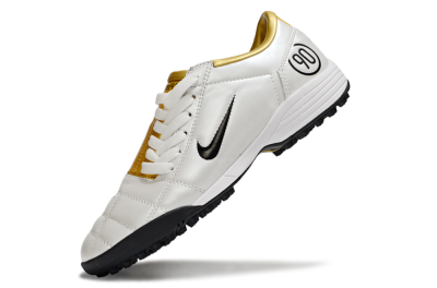 Nike Total 90 III TF Artificial Turf Soccer Shoes - White/Black/Yellow