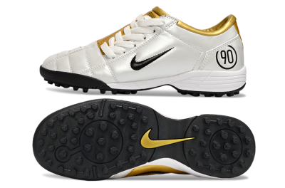 Nike Total 90 III TF Artificial Turf Soccer Shoes - White/Black/Yellow