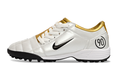 Nike Total 90 III TF Artificial Turf Soccer Shoes - White/Black/Yellow