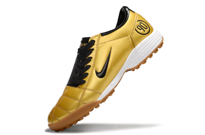 Nike Total 90 III TF Artificial Turf Soccer Shoes - Gold/Black/White