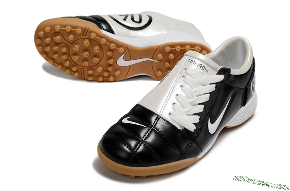 Nike Total 90 III TF Artificial Turf Soccer Shoes - Black/White 3