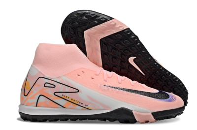 Nike Air Zoom Mercurial Superfly 10 Elite TF Artificial Turf Soccer Shoes - Pink/White/Black