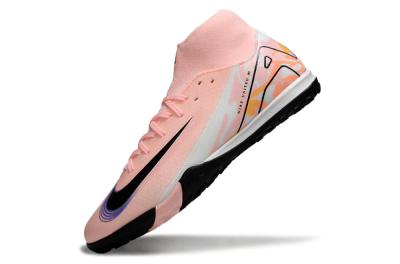 Nike Air Zoom Mercurial Superfly 10 Elite TF Artificial Turf Soccer Shoes - Pink/White/Black