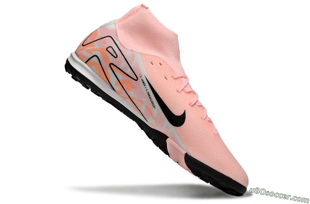 Nike Air Zoom Mercurial Superfly 10 Elite TF Artificial Turf Soccer Shoes - Pink/White/Black 4
