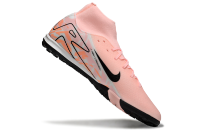 Nike Air Zoom Mercurial Superfly 10 Elite TF Artificial Turf Soccer Shoes - Pink/White/Black