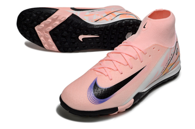Nike Air Zoom Mercurial Superfly 10 Elite TF Artificial Turf Soccer Shoes - Pink/White/Black