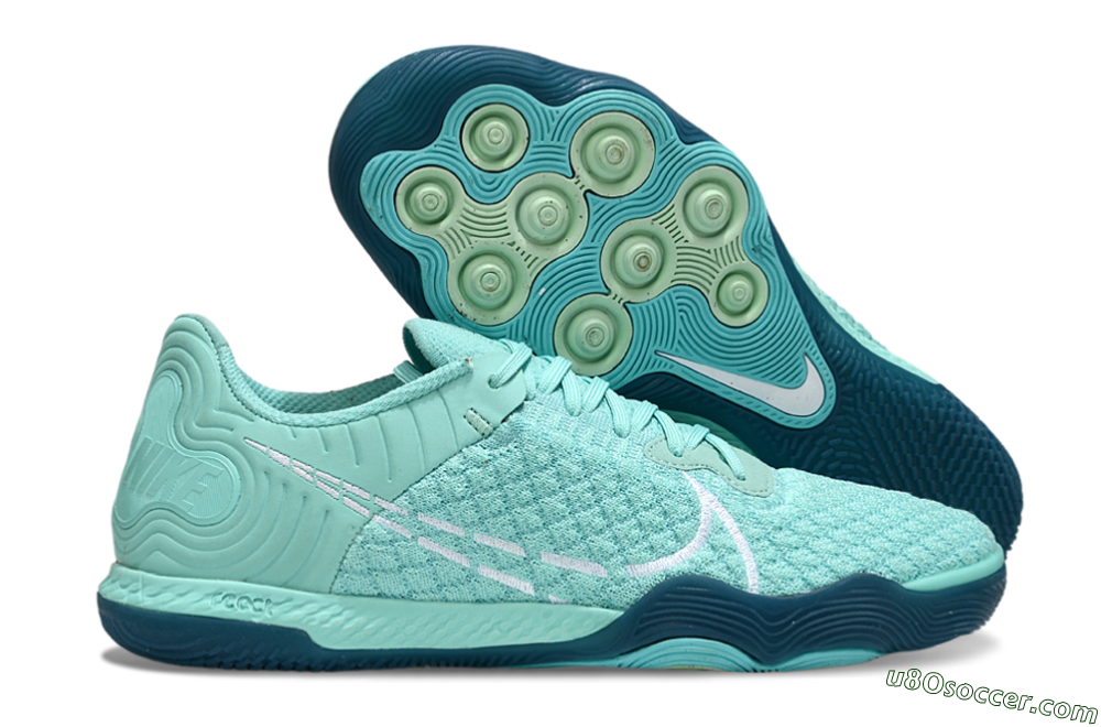Nike React Gato IC Indoor & Futsal Soccer Shoes - Jade/White 1