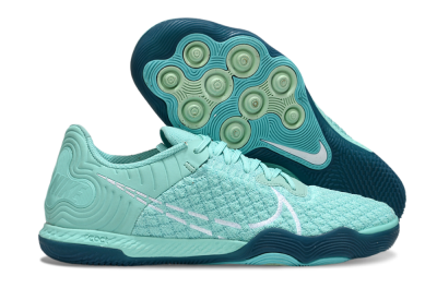Nike React Gato IC Indoor & Futsal Soccer Shoes - Jade/White