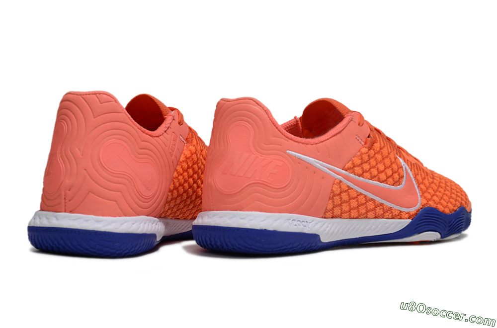 Nike React Gato IC Indoor & Futsal Soccer Shoes - Red/White/Blue 6