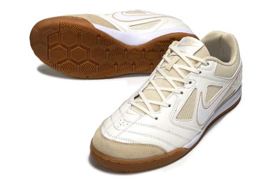 Nike SB Gato IC Indoor & Futsal Soccer Shoes - White/Beige
