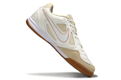 Nike SB Gato IC Indoor & Futsal Soccer Shoes - White/Beige