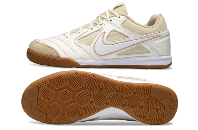 Nike SB Gato IC Indoor & Futsal Soccer Shoes - White/Beige