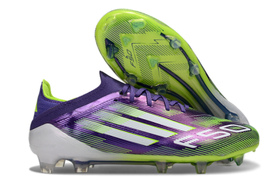Adidas F50 Elite FG Firm Ground Soccer Cleats - Purple/White/Yellow
