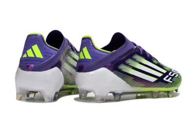 Adidas F50 Elite FG Firm Ground Soccer Cleats - Purple/White/Yellow