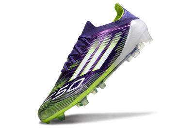 Adidas F50 Elite FG Firm Ground Soccer Cleats - Purple/White/Yellow