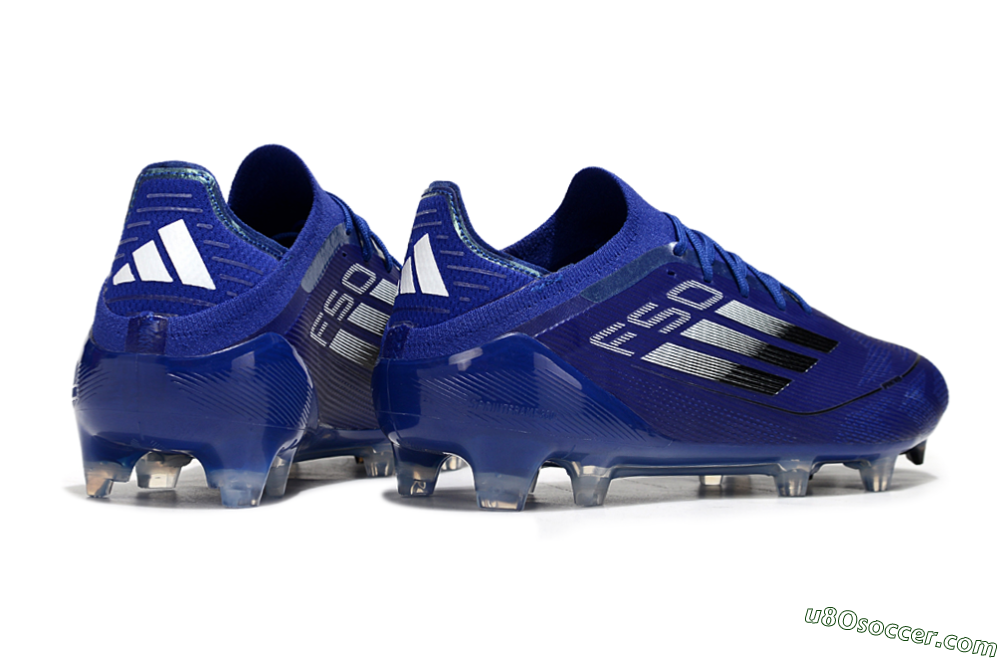 Adidas F50 Elite FG Firm Ground Soccer Cleats - Blue/Silver/Black 6
