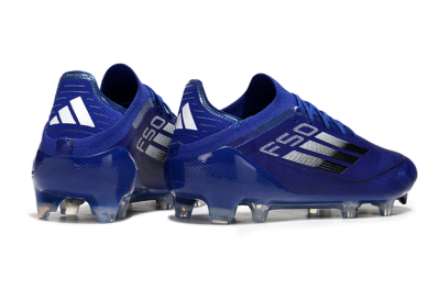 Adidas F50 Elite FG Firm Ground Soccer Cleats - Blue/Silver/Black