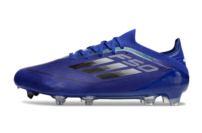 Adidas F50 Elite FG Firm Ground Soccer Cleats - Blue/Silver/Black