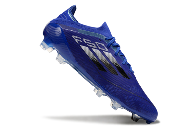 Adidas F50 Elite FG Firm Ground Soccer Cleats - Blue/Silver/Black